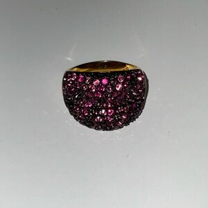Vintage Elegant Pink and Gold and Women's Ring